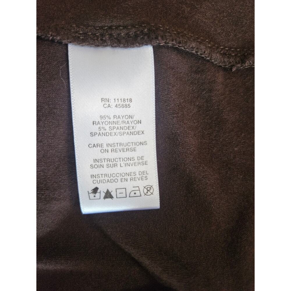 Michael Kors Brown Gold Sequin Top Sz XL Sleeveless Flowy - Picture 6 of 7